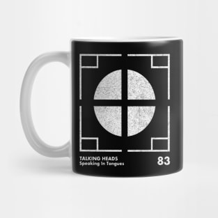 Talking Heads / Speaking In Tongues / Minimalist Graphic Artwork Design Mug